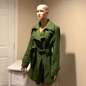 Green Coat by Laundry